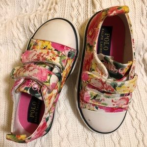 Ralph Lauren girls shoes size 7 (Todler)